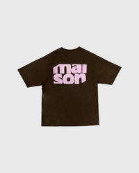 Dark Brown-Pale Pink