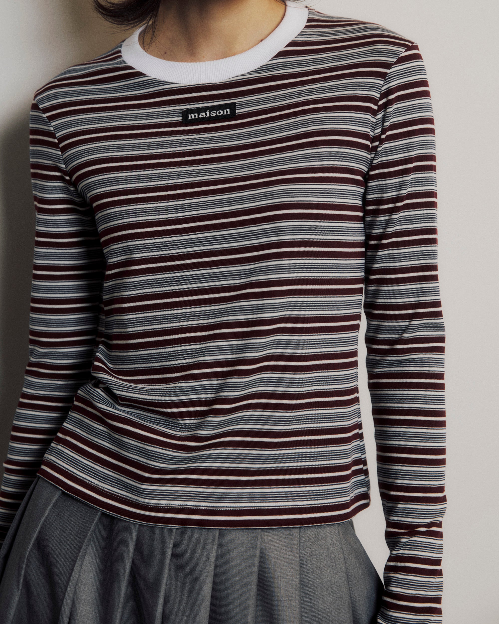 Burgundy-Navy