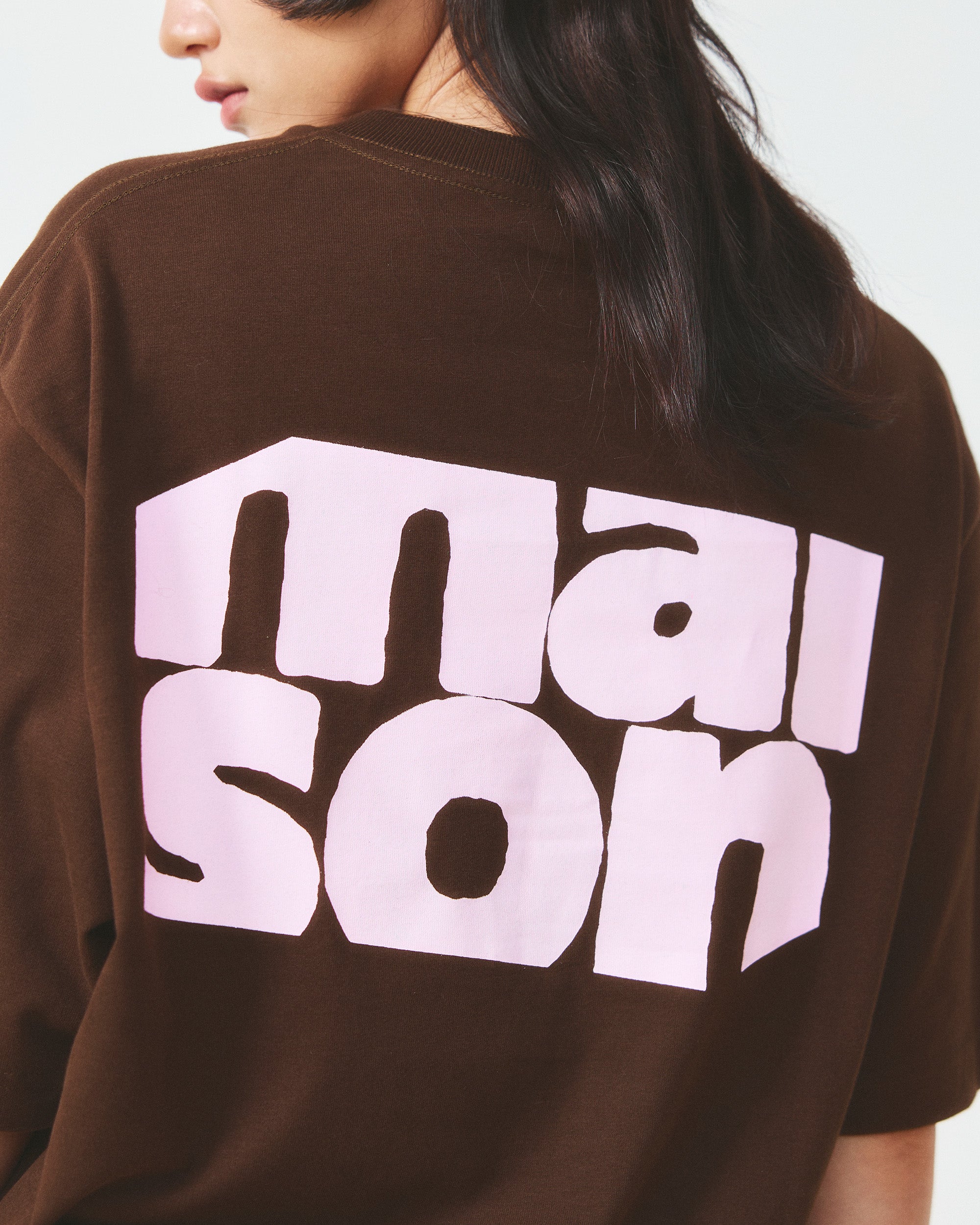Dark Brown-Pale Pink
