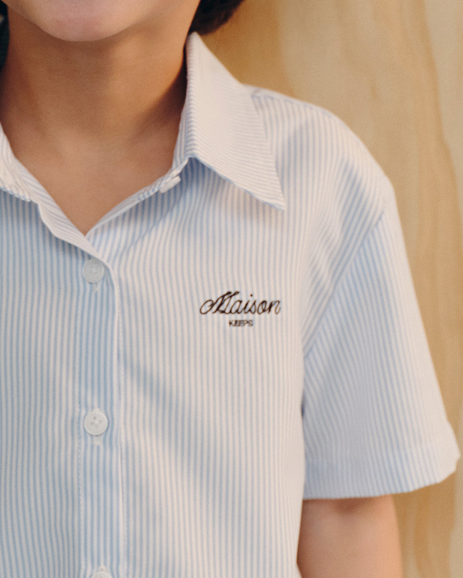Blue-White Striped